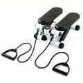 Compact Hydraulic Fitness Stair Stepper with Resistance Bands